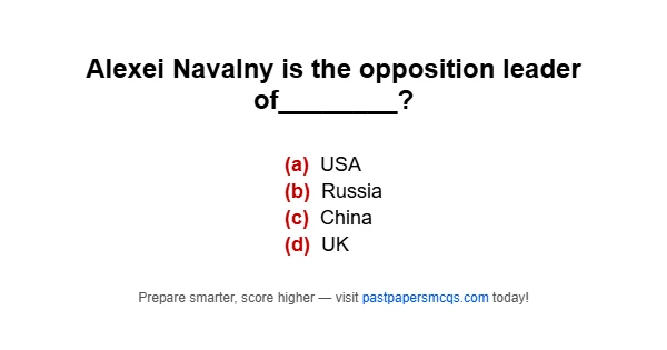 Alexei Navalny is the opposition leader of________?