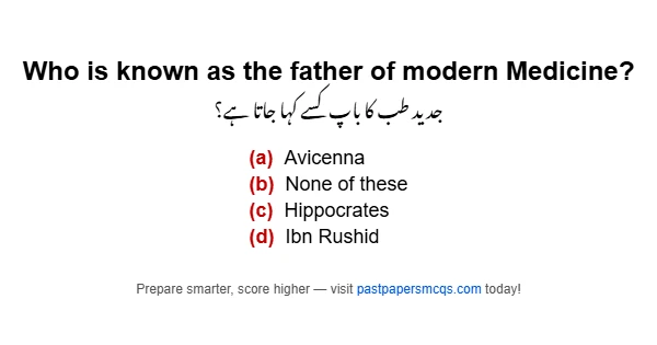 Who is known as the father of modern Medicine?