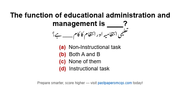 The function of educational administration and management is ____?
